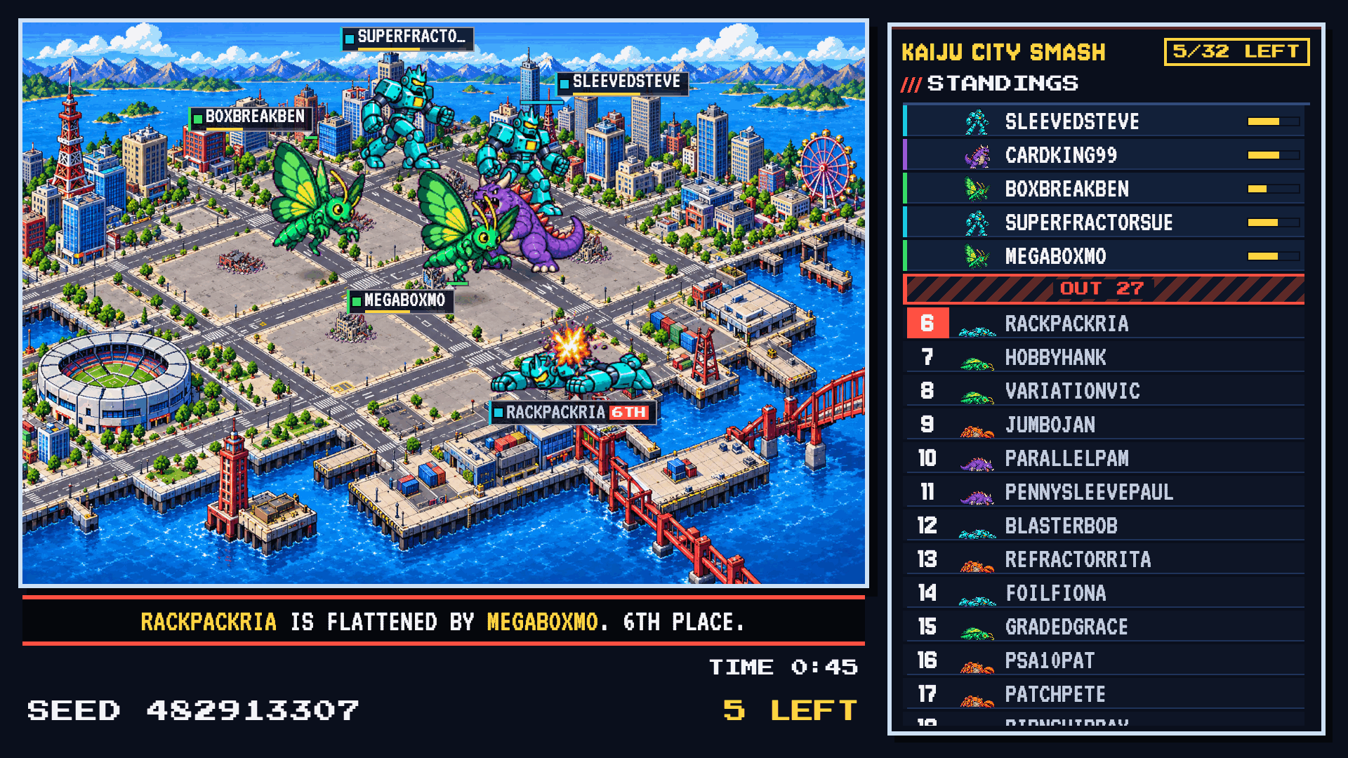 Kaiju City Smash gameplay