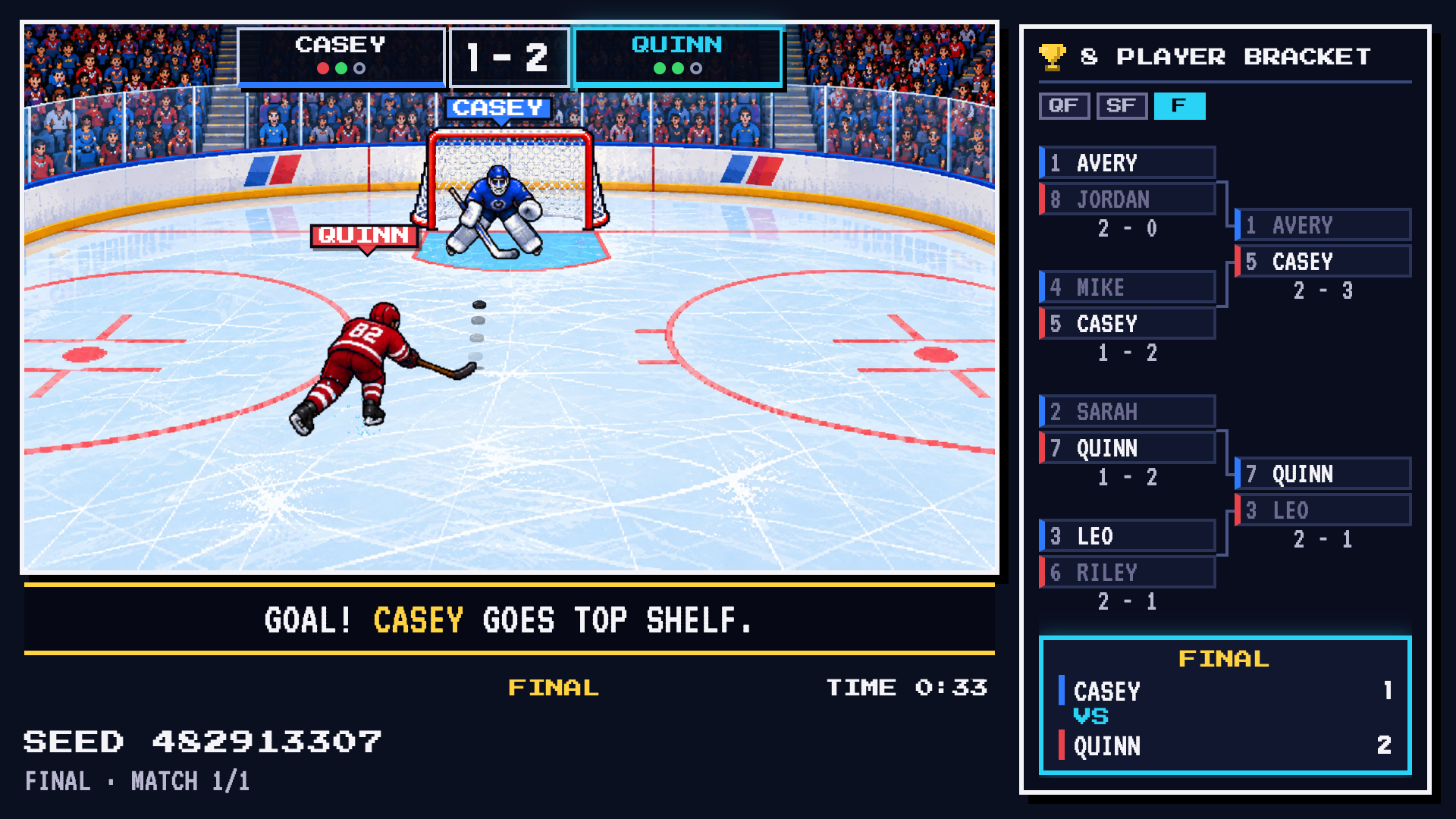 Shootout gameplay