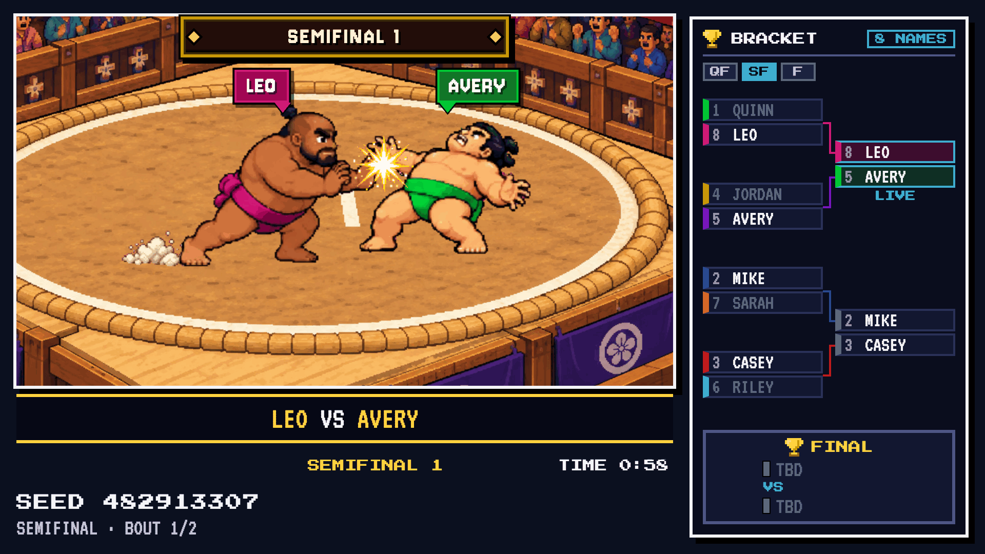 Sumo Push gameplay